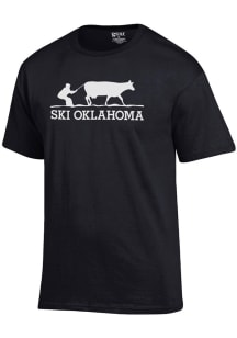 Oklahoma Black Ski Short Sleeve T Shirt