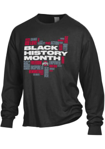 Ohio State Buckeyes Black Black History Month Long Sleeve T Shirt