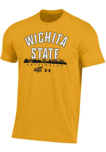 Under Armour Wichita State Shockers Gold Landmark Skyline Short Sleeve T Shirt