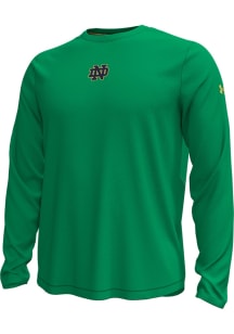 Under Armour Notre Dame Fighting Irish Kelly Green Sideline Knockout Long Sleeve T-Shirt