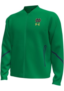 Under Armour Notre Dame Fighting Irish Mens Kelly Green Sideline Unstoppable Medium Weight Jacke..