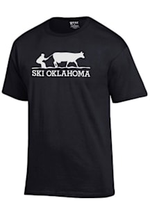 Oklahoma Black Ski Short Sleeve T Shirt