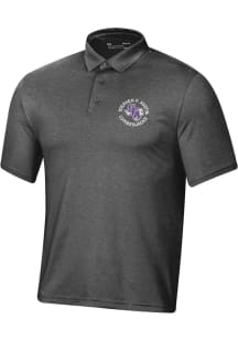 Under Armour SFA Lumberjacks Mens Black Round Left Chest Playoff Heather Short Sleeve Polo