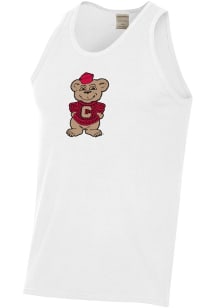 Mens White Cincinnati Bearcats Comfort Wash Logo Short Sleeve Tank Top