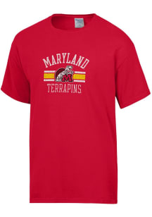 Maryland Terrapins Arch Short Sleeve T-Shirt - Red