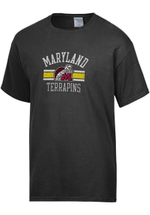 Maryland Terrapins Arch Short Sleeve T-Shirt - Black