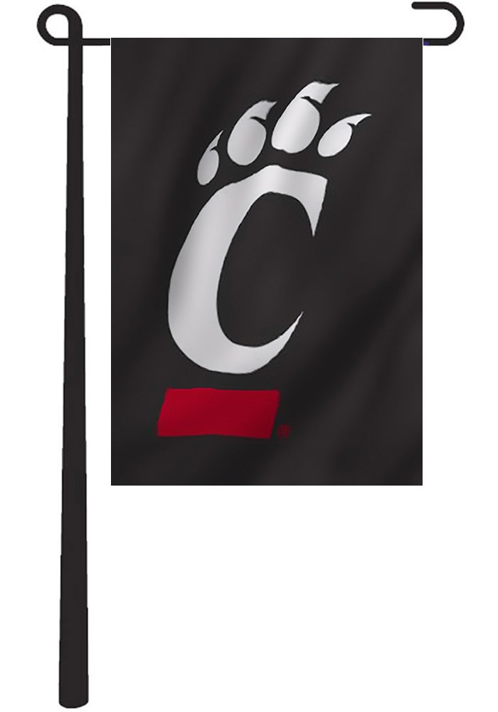 Cincinnati Bearcats 13x18 2-Sided Red and Black Garden Flag