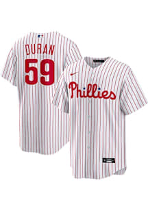 Jhoan Duran Philadelphia Phillies Mens Replica Home Jersey - White
