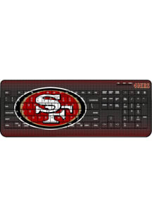 San Francisco 49ers Linen Wireless Keyboard Computer Accessory