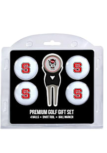 NC State Wolfpack Divot Tool 4 Pack Golf Gift Set