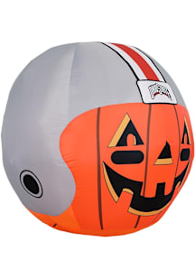 Orange Ohio State Buckeyes self inflate jack o lantern with team helmet and name Outdoor Inflatabl..
