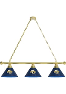 Marquette Golden Eagles 3 Shade Gold Billiard Lamp