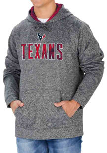 Zubaz Houston Texans Mens Grey Static Long Sleeve Hoodie