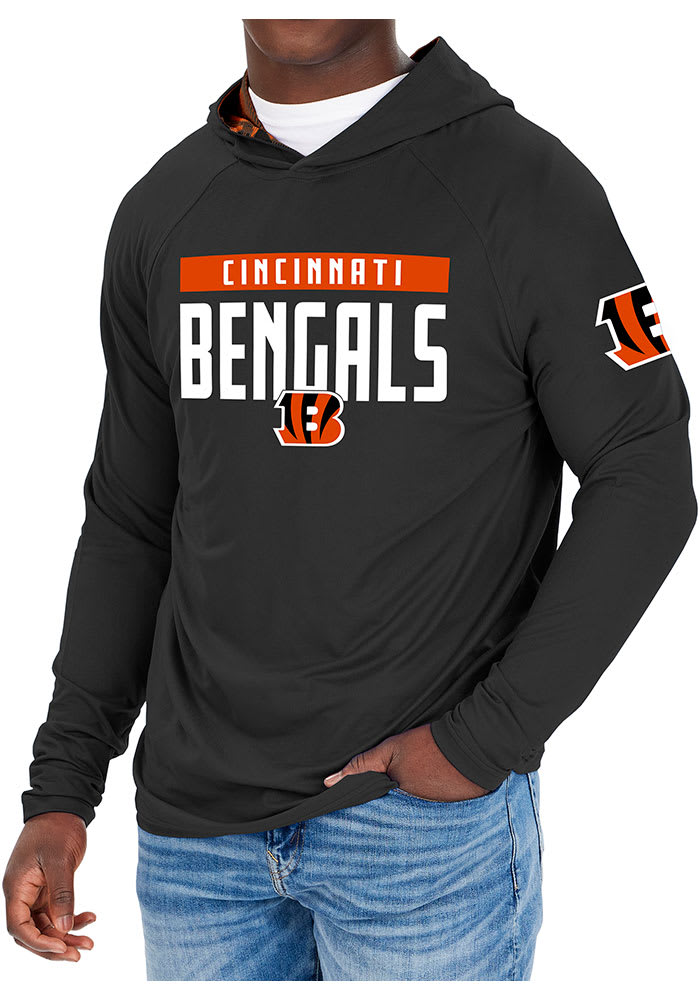 Zubaz Cincinnati Bengals Camo Lightweight Hoodie - Black