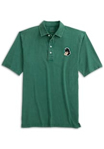 Johnnie O Michigan State Spartans Mens Green Coastal Vault Short Sleeve Fashion Polo