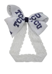 TCU Horned Frogs Lace Toddler Headband