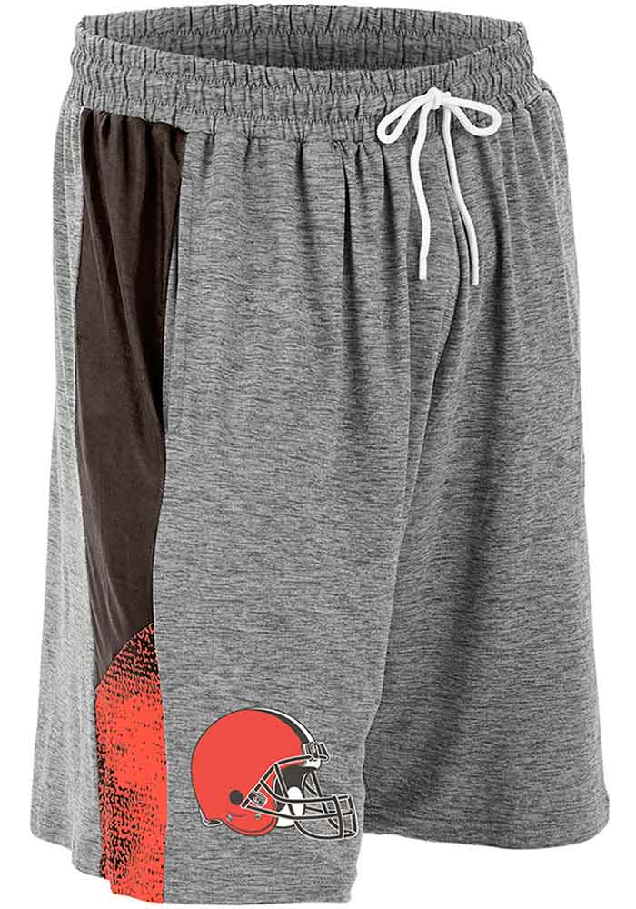Zubaz Cleveland Browns Mens Grey Space Dye Shorts