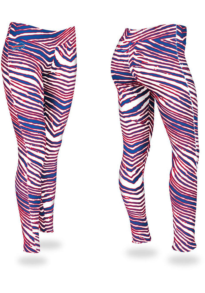 Detroit Lions ZUBAZ Blue White Vintage Zebra Logo Pants