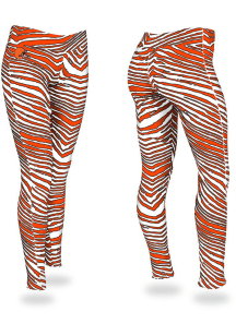 Zubaz Cleveland Browns Womens Red Zebra Pants