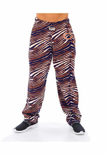 Zubaz Chicago Bears Mens Navy Blue Traditional Three Color Zebra Sleep Pants