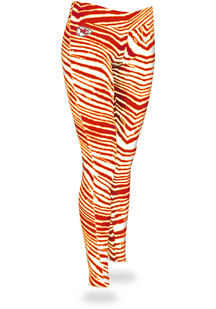 Zubaz Kansas City Chiefs Womens Red Zebra Pants