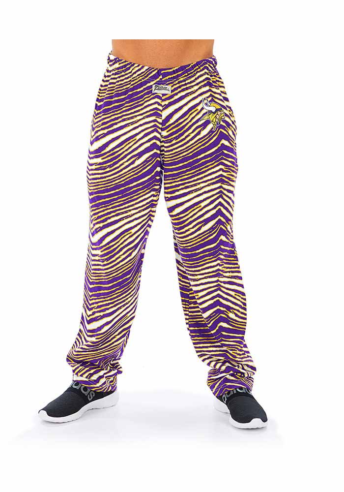 Zubaz NFL Men's Las Vegas Raiders Zebra Outline Print Comfy Pants