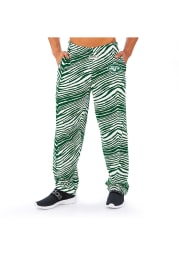Zubaz New York Jets Mens Green Traditional Three Color Zebra Sleep Pants