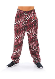 Zubaz Tampa Bay Buccaneers Mens Red Traditional Three Color Zebra Sleep Pants