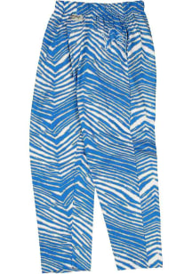 Detroit Lions Mens Blue CVC Zebra Sleep Pants