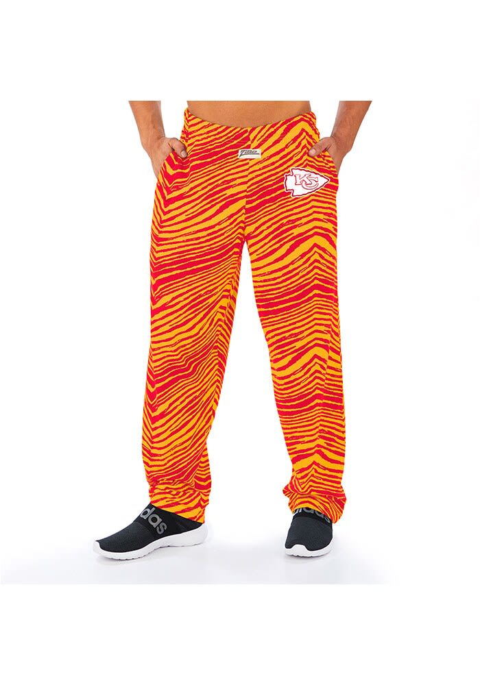 zubaz, Pants, Nwt Zubaz Kansas City Chiefs Mens Red Traditional Zebra Pant  Sleep Pants