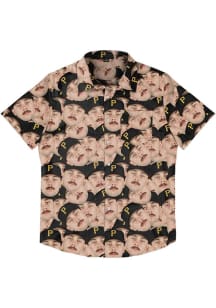 Paul Skenes  Forever Collectibles Pittsburgh Pirates Mens Black Face Sublimated Short Sleeve Dress..