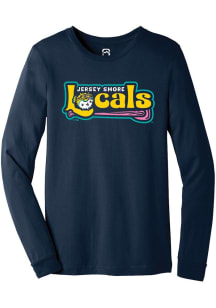 Summit Sportswear Jersey Shore BlueClaws Navy Blue Locals Theme Night 2025 Long Sleeve T Shirt