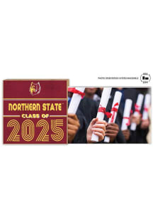 Northern State Wolves Class of 2025 unique photo frame Picture Frame - Maroon
