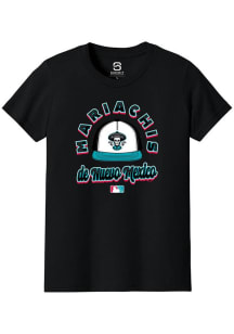 Summit Sportswear Albuquerque Isotopes Youth Black Circle Cap Copa Short Sleeve T-Shirt