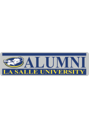 La Salle Explorers 3x10 Alumni Auto Decal - Blue