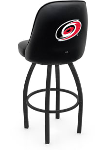 Carolina Hurricanes Padded Swivel Pub Stool - Black