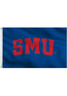 SMU Mustangs 3x5 Blue Grommet Applique Flag