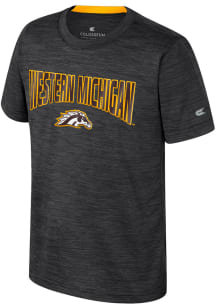 Youth Western Michigan Broncos Grey Colosseum Rylos Short Sleeve T-Shirt