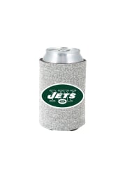 New York Jets Silver Glitter Can Coolie