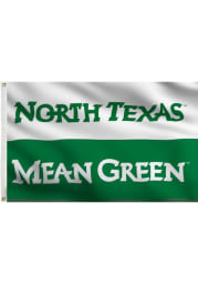 North Texas Mean Green 3x5 Panel Grommet Green Silk Screen Grommet Flag