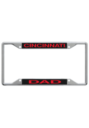 Cincinnati Bearcats Dad Chrome License Frame