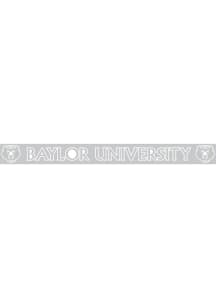 Baylor Bears 2x19 White Auto Strip - White