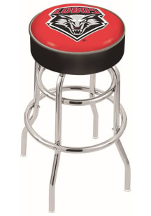 New Mexico Lobos Double-Ring Swivel Pub Stool - Black