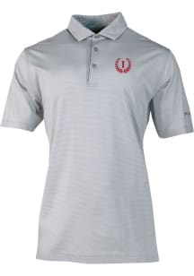 Columbia Indianapolis Greyhounds Mens Grey Vault Heat Seal Double Hit Short Sleeve Polo