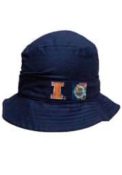 Illinois Fighting Illini Navy Blue Bucket Baby Sun Hat