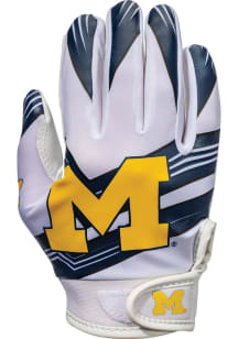 Receiver Michigan Wolverines Youth Gloves - White