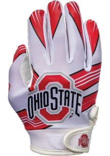 Receiver Ohio State Buckeyes Youth Gloves - White