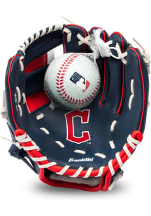 Cleveland Guardians youth 10 Balls and Helmets Glove