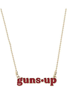 Texas Tech Red Raiders Enamel Slogan Necklace