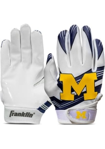 Receiver Michigan Wolverines Mens Gloves - White